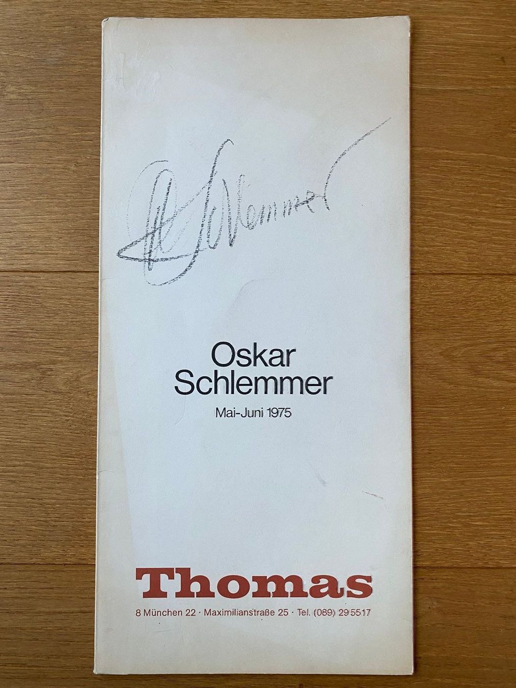 Zeitschriften & Magazine: Ausstellungs-Katalog OSKAR SCHLEMMER '75 – Gebraucht aus Winterthur von Pedebe