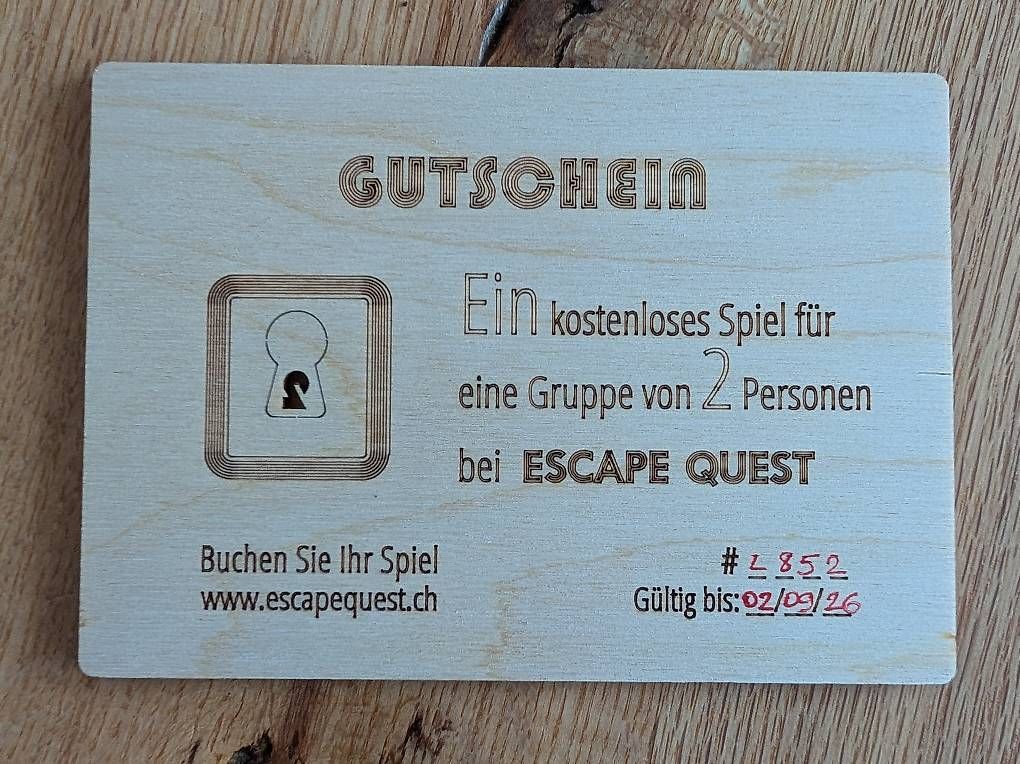 Giochi: Escaperoom Escape Quest Luzern – Usato da Hagendorn venduto da prada90