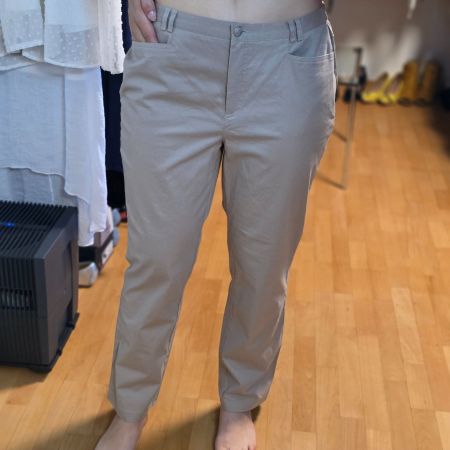 COSMA Damen Hose Gr. 22 ca. 40/42 Beige Baumwolle