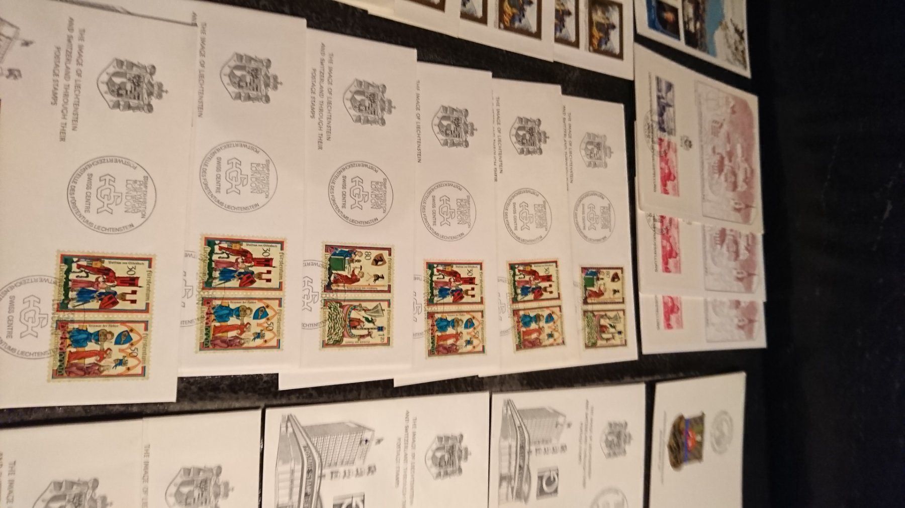 Tous les timbres: 21 Austellungsbriefe Lichtensteiner Post – D'occasion à Remetschwil par Hofiii 1