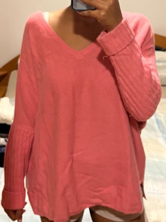 Kaschmirpullover, lachsrosa, notshy, Grösse M