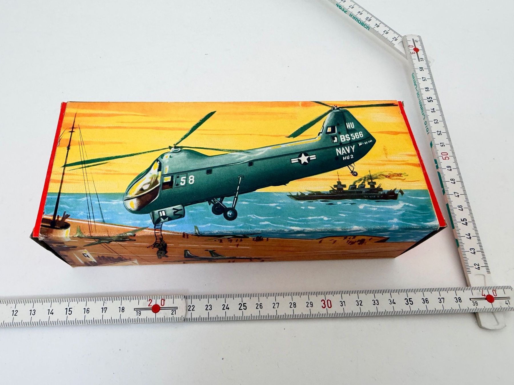 Giocattoli: Blechspielzeug Heli Tandem566 – Nuovo e nell'imballaggio originale da Wettingen venduto da jo_walters