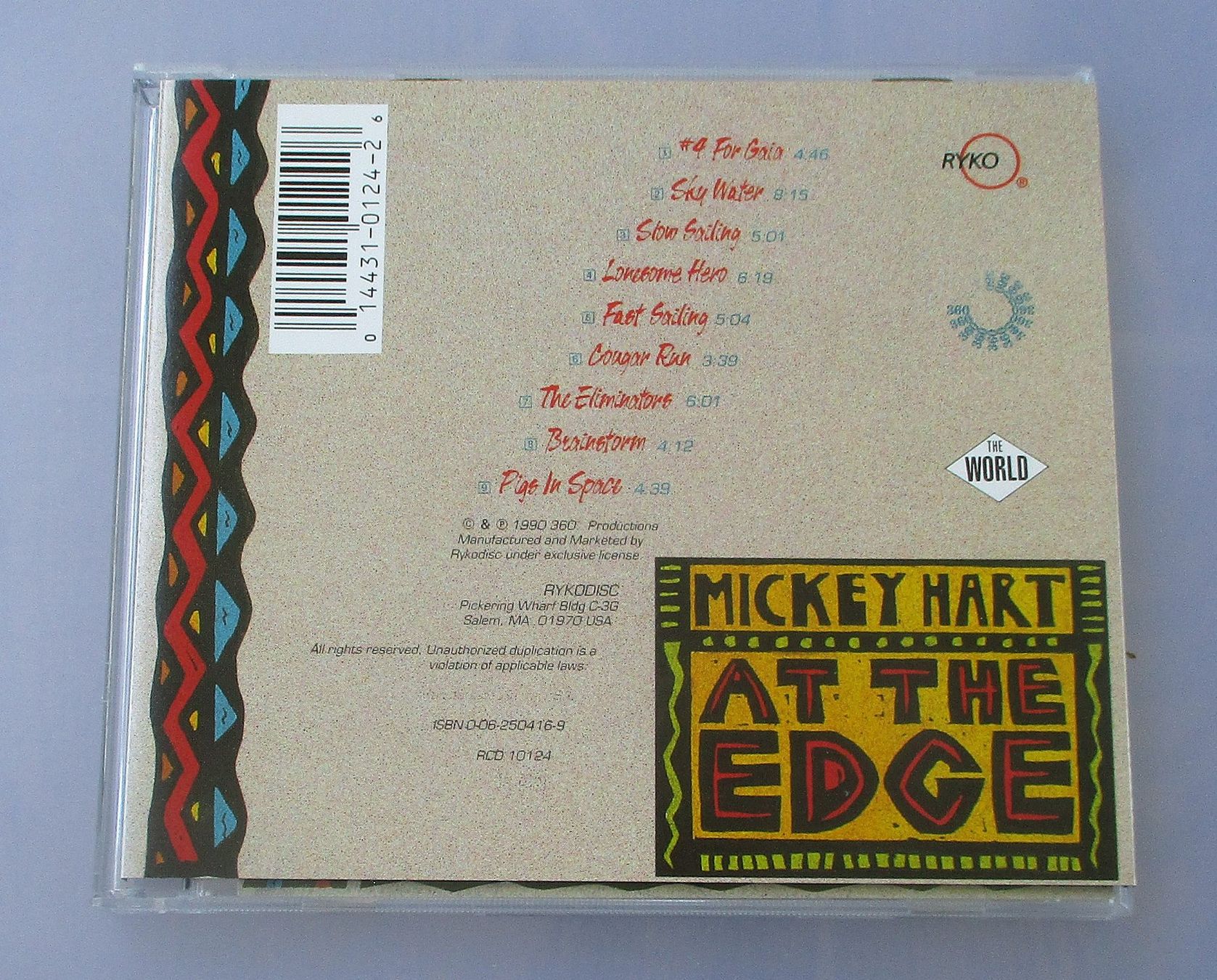 CD: MICKEY HART (GRATEFUL DEAD) - At The Edge – Usato da Wattwil venduto da Muriel11 1
