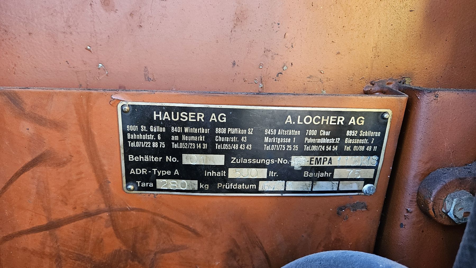 Sonstiges Fahrzeugzubehör: Tank – Defekt aus Walenstadt von philipp6644 4