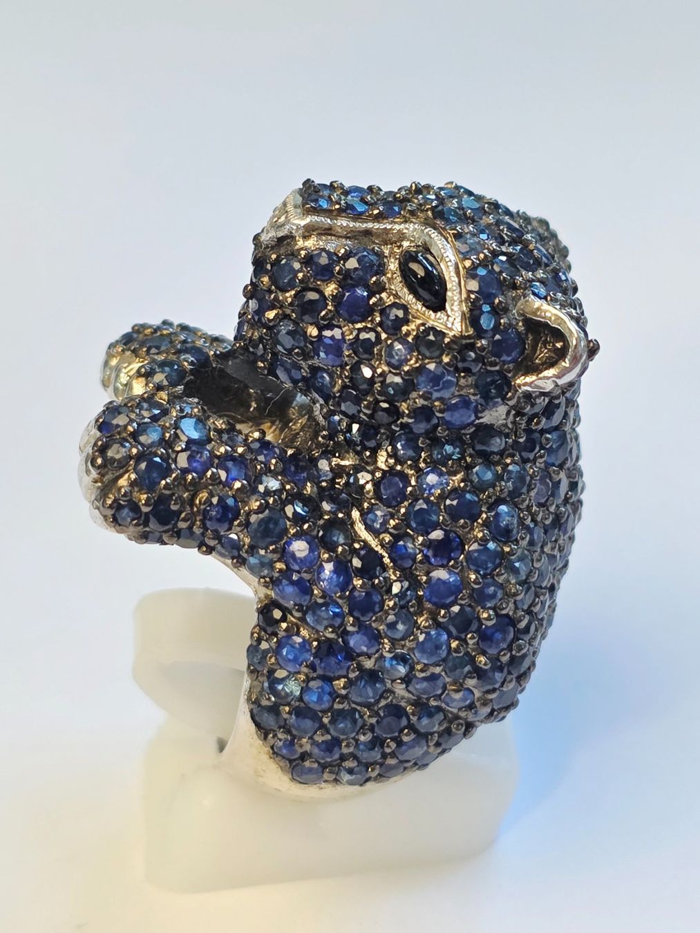 Anelli: Ring Panther blauer Saphir Damen Grösse 57 – Nuovo (secondo la descrizione) da Zürich venduto da adriben 7