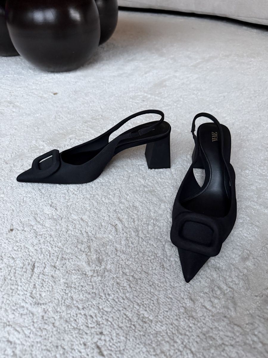 Zara Scarpe da donna: Zara Slingback Pumps, Black, Size 37 – Nuovo (secondo la descrizione) da Dübendorf venduto da ilianalou 1