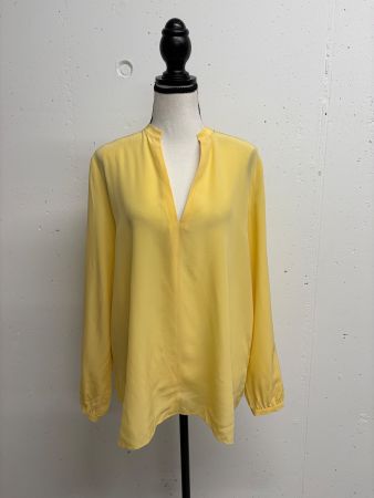MOD Atelier Bluse Gr. 40 aus Seide gelb langarm