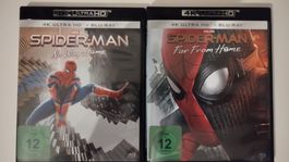SPIDER-MAN 4K+BLU-RAY FAR FROM HOME + NO WAY HOME