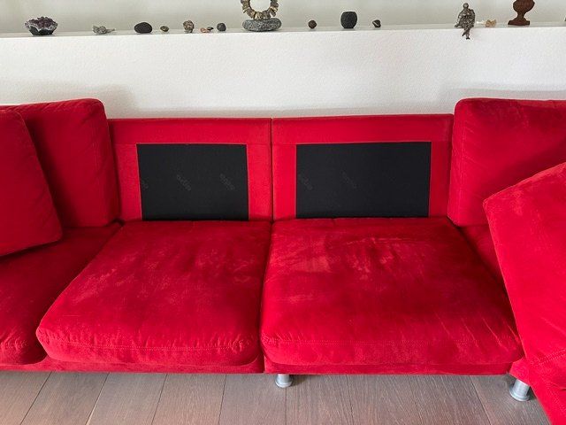 Pfister Sofas: Grosses rotes Sofa – Gebraucht aus Pfäffikon zh von sambalina 3