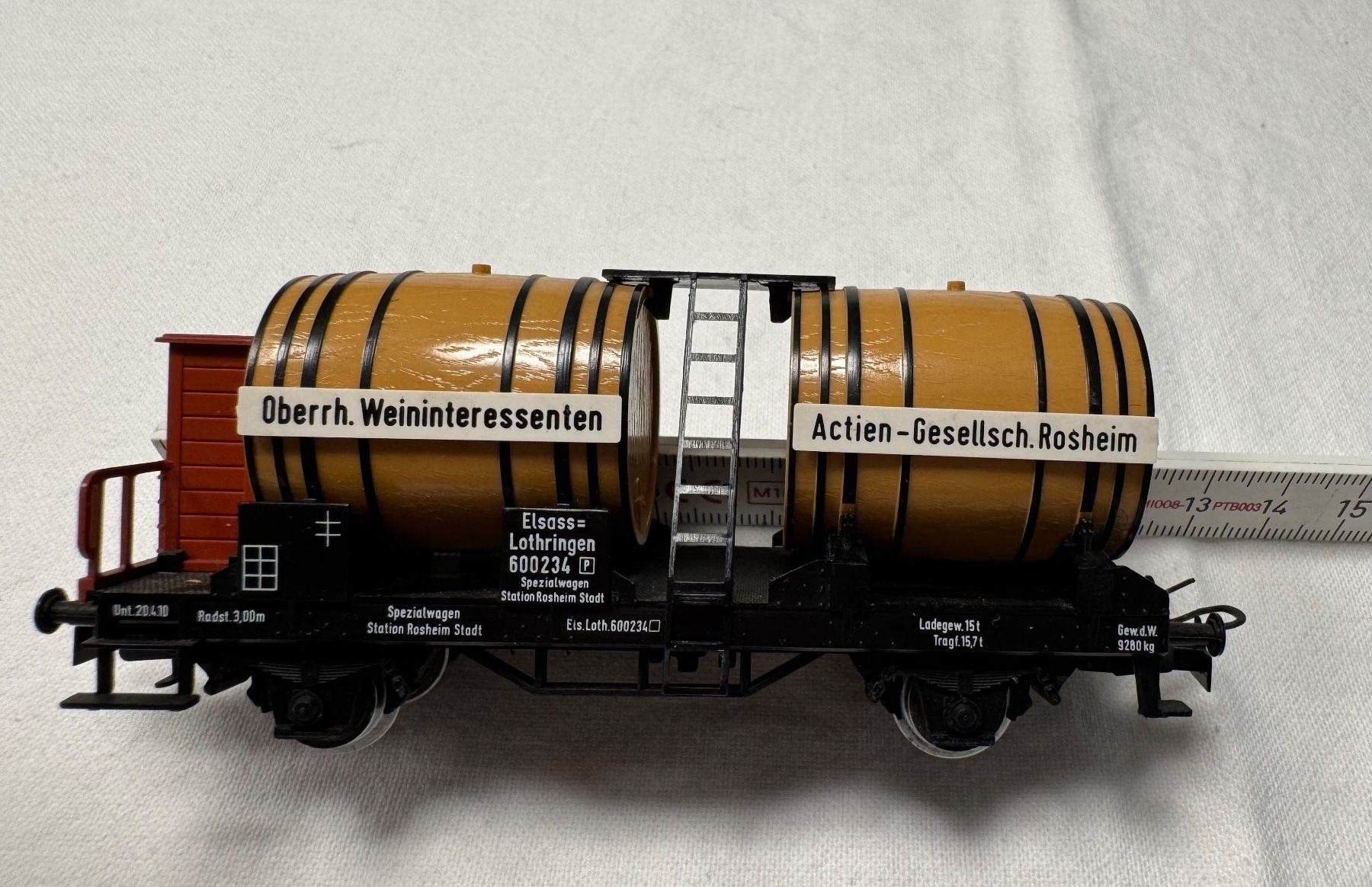 Lima Modellini di ferrovie: Lima 4 Weintransportwagen Spur H0 – Usato da Wettingen venduto da 1coni1 3