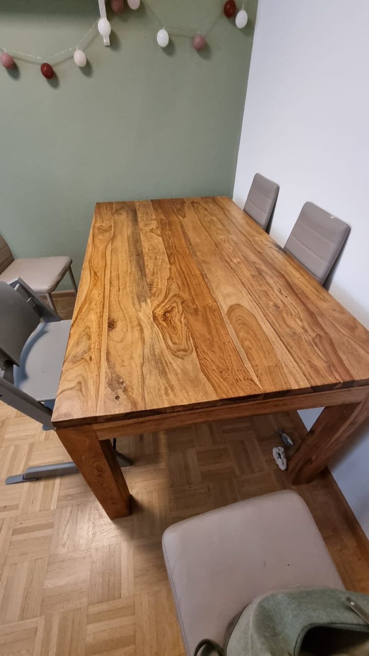 Tavoli: Massivholz Tisch – Usato da Reinach BL venduto da chilly015