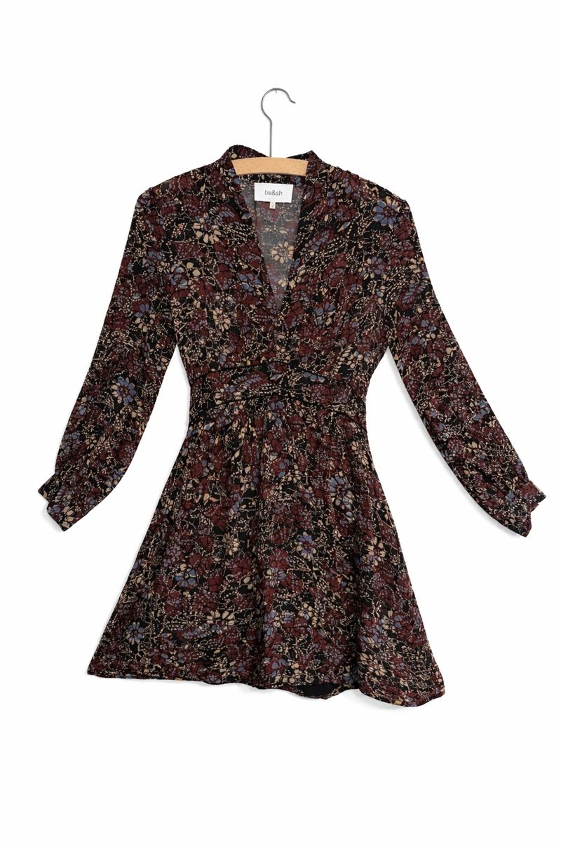 Ba&Sh Vestiti: Ba&sh Kleid, Grösse 1, Blumenmuster – Usato da Stäfa venduto da buecher10