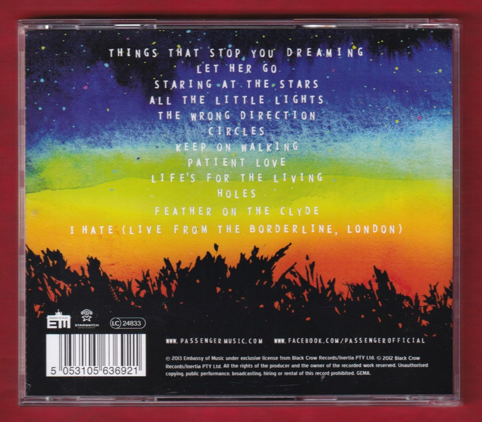 CD: Passenger - All The Little Lights (CD) – Usato da Zürich venduto da Pfluftl2000 1