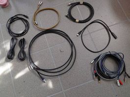 Grosses Audio-Kabel Set (Cinch, Klinke, Hi-Fi Kabel)