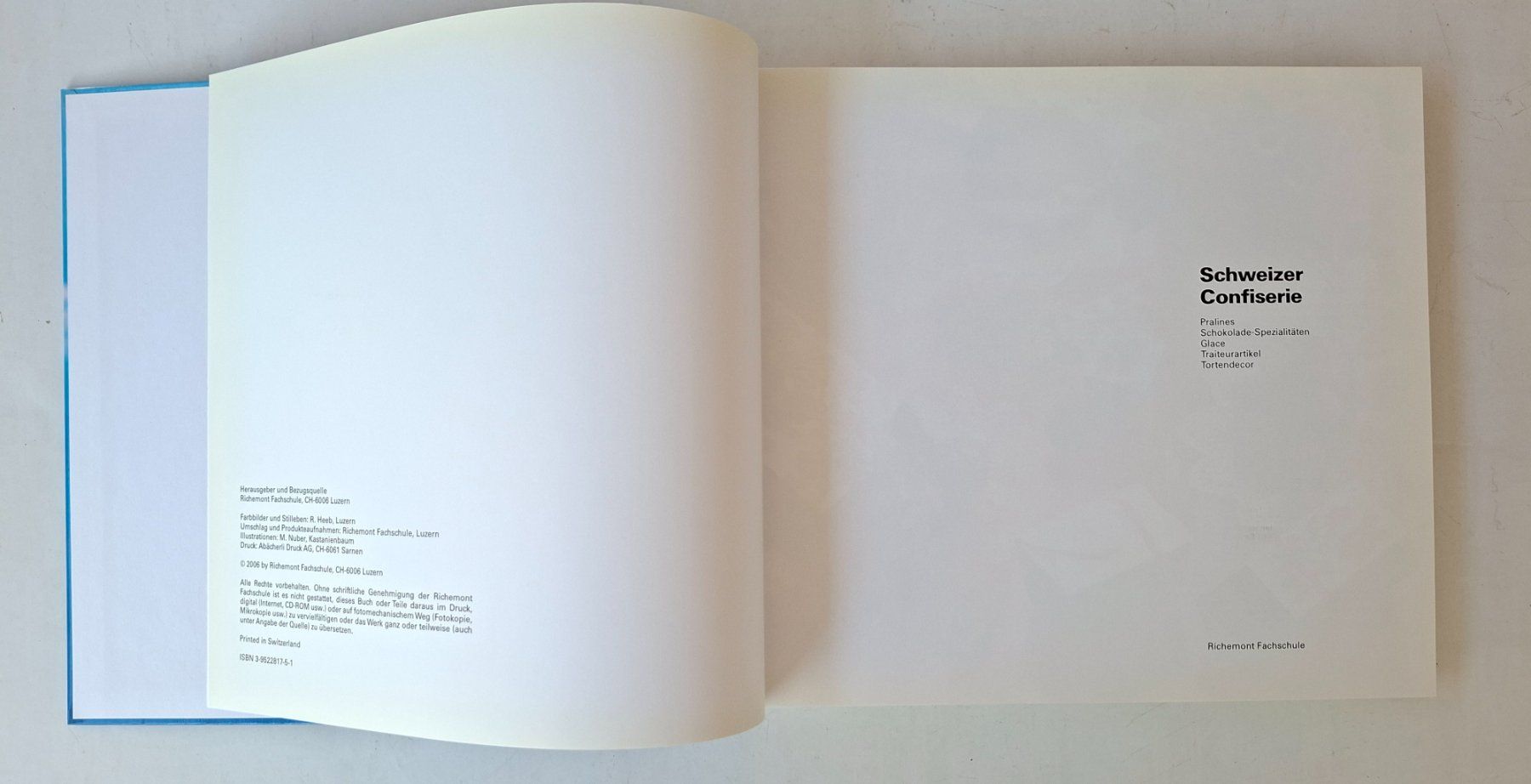 Livres: Richemont Fachschule Schweizer Confiserie Buch – D'occasion à Opfikon par Diversamente 3