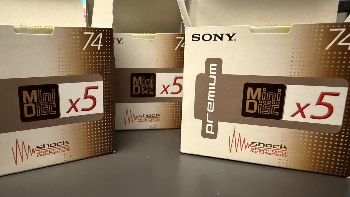 Sony Minidisc: 15x Sony minidisc premium 74 – Nuovo e nell'imballaggio originale da Genève venduto da Audio_treasures650