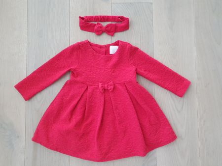 Festliches rotes Kleid Gr. 86, Weihnachten