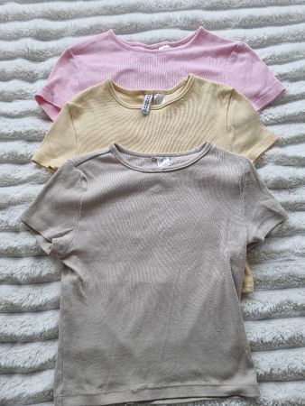 Lot de 3 tops Divided, taille S, en cotton