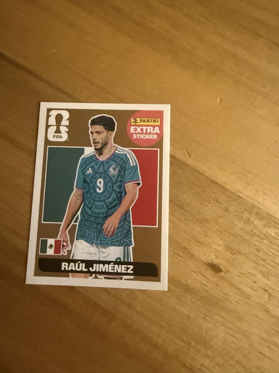 Panini Carte collezionabili: Raul Jimenez Wm 2026 Extra Sticker – Nuovo e nell'imballaggio originale da Maienfeld venduto da Marija123
