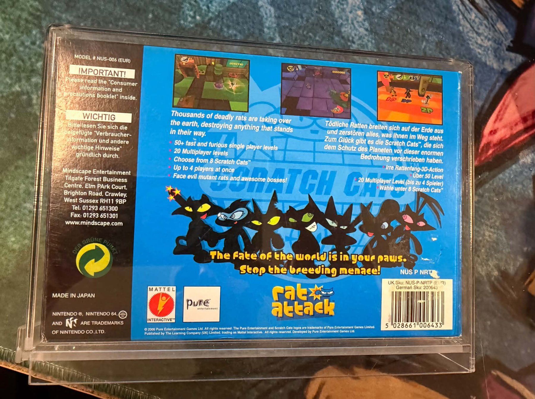 Nintendo Giochi: Rat Attack Nintendo 64 PAL OVP – Usato da Giubiasco venduto da Tici__nerd_Giubiasco 1