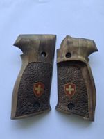 Nussbaum Griffschalen mit Daumenauflage für die Sig P220 