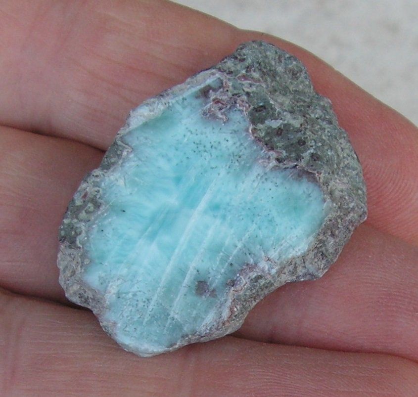 Minerali & Pietre curative: ♥ LARIMAR - ATLANTIS STEIN - SCHEIBE ♥ – Nuovo (secondo la descrizione) da Derendingen venduto da Editka 7