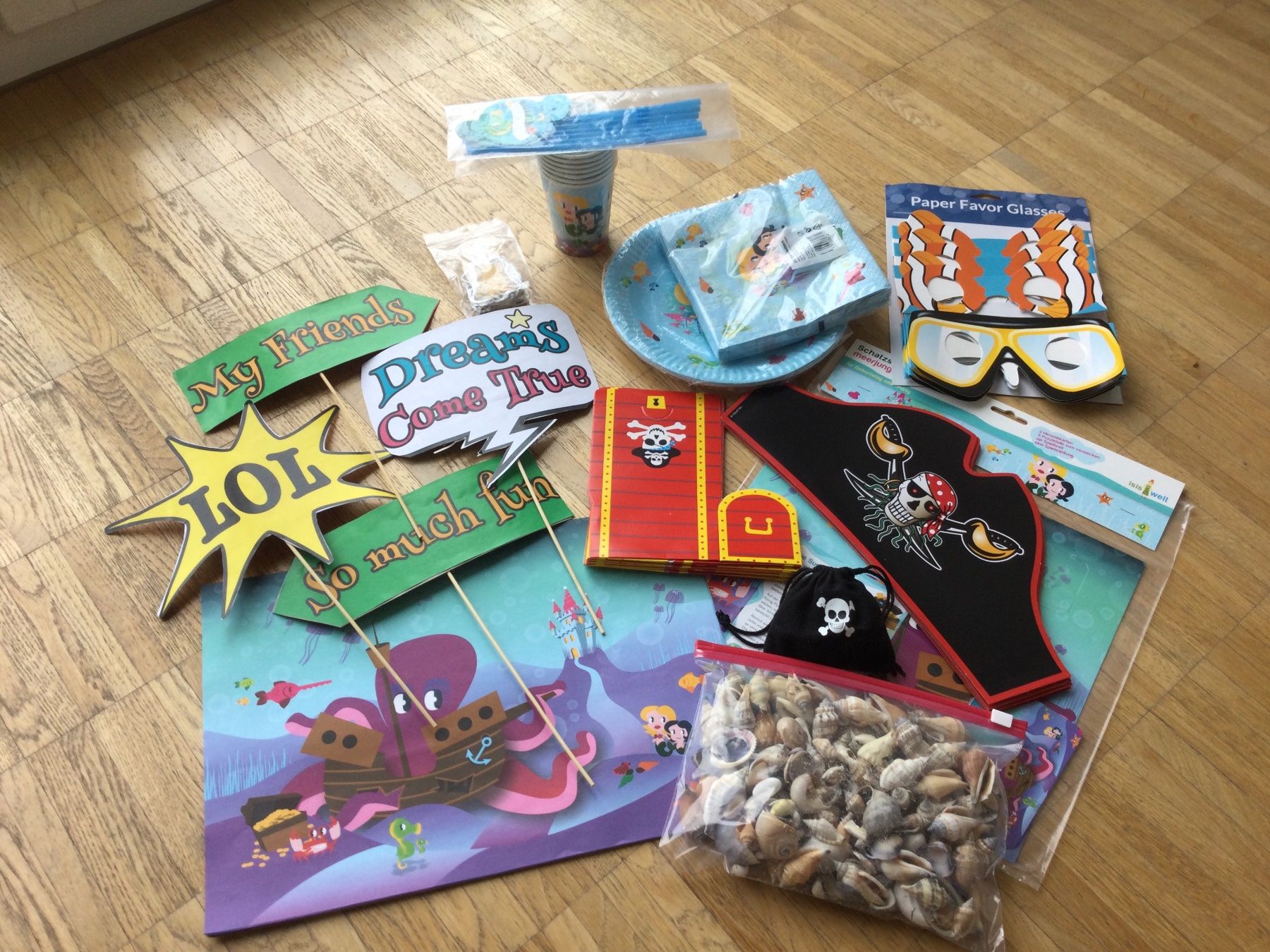 Tutte le decorazioni: Kinder Geburtstag Dekoration Set / under the See – Nuovo (secondo la descrizione) da Zürich venduto da ShadowVorlon