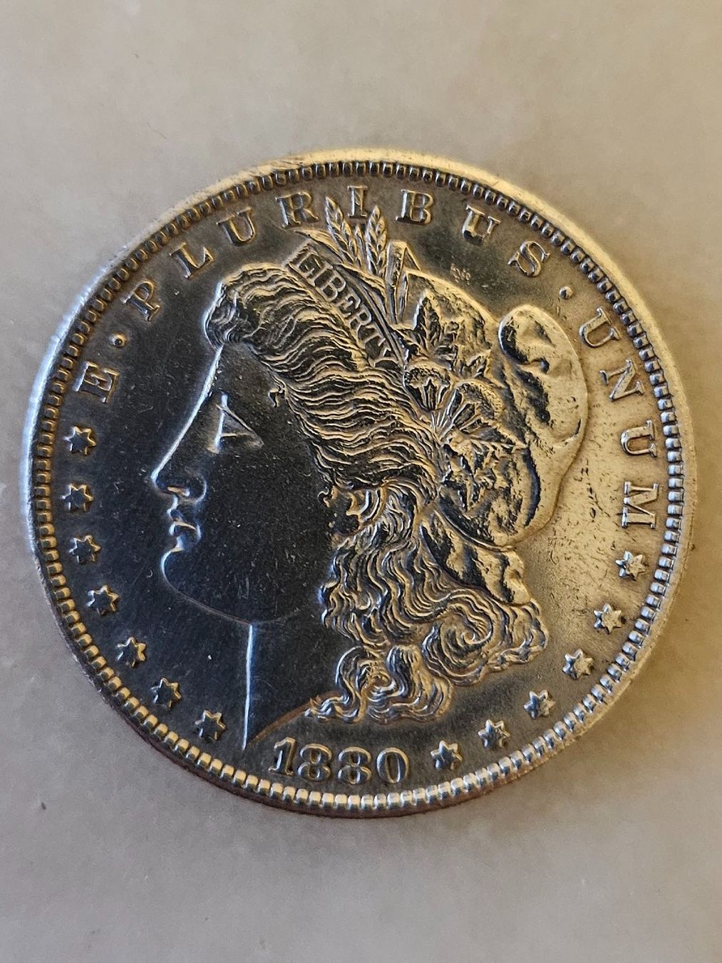Toutes les monnaies: Dollar Morgan 1880 s San Francisco mint – D'occasion à Paudex par