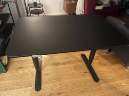 IKEA BEKANT Schreibtisch, elektr. höhenverstellbar, 120×80