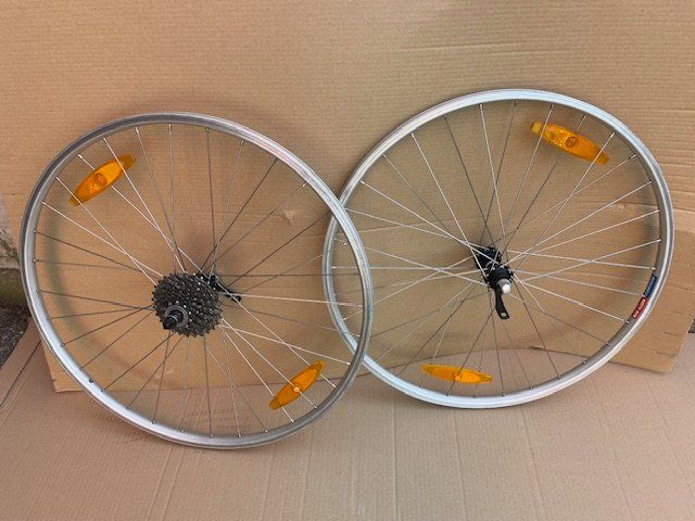 Paire De Roues Vélo 20 Pouces - Pneus 4.0 Pouces (fat Bike) - Frein à Disque - Jantes Aluminium - Neuf