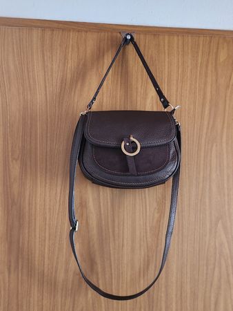 Sac bandoulière Tamaris cuir marron 