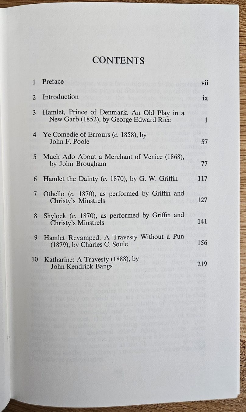 Libri: Nineteenth-Century Shakespeare Burlesques – Usato da Schaffhausen venduto da asyouwestley 8