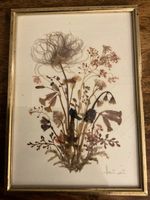 "Heidi-Blumenbild" mit Rahmen, echte Schweizer Blumen 🌸💐
