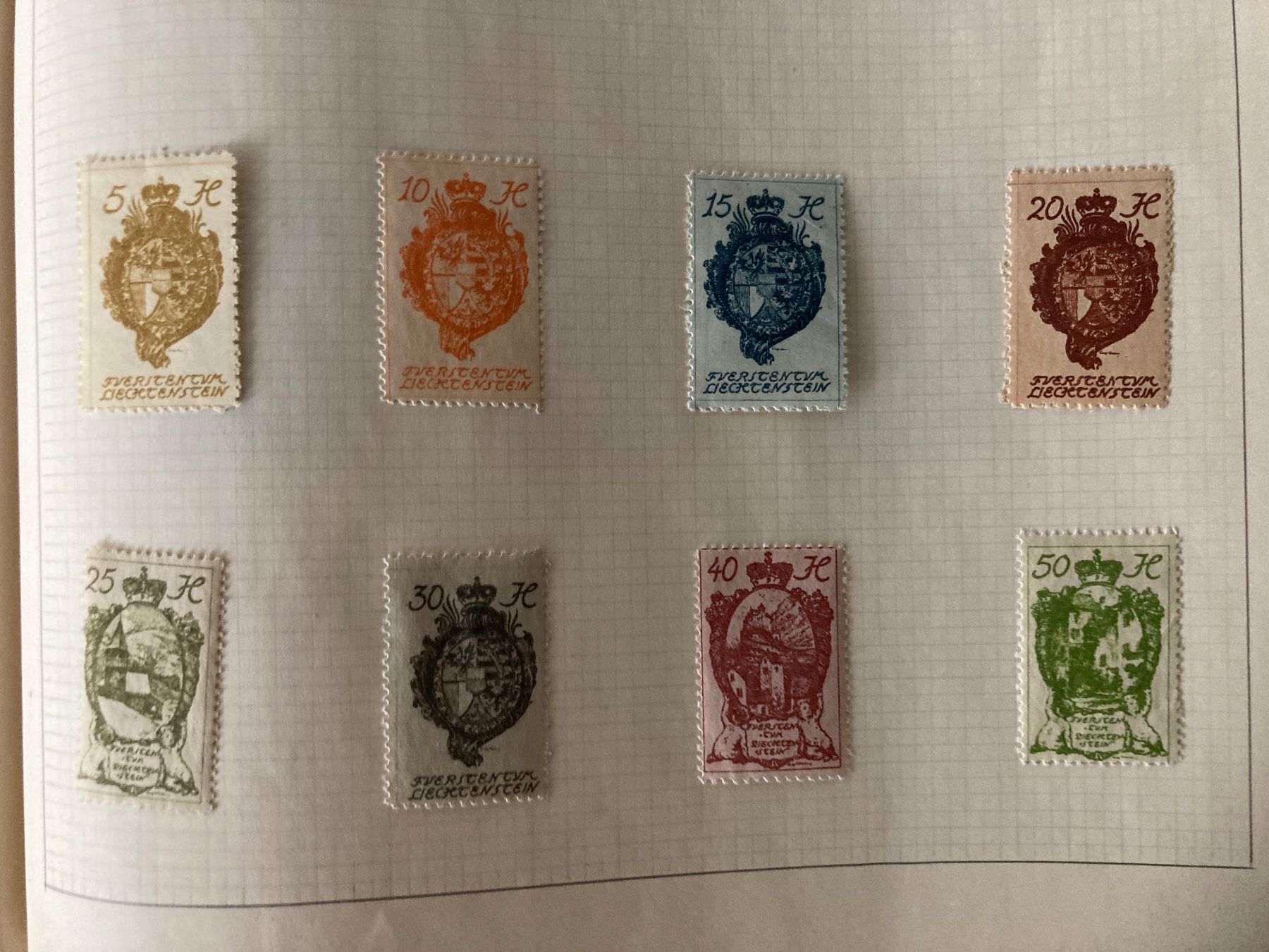 Tutti i francobolli: Ältere Briefmarke aus Lichtenstein Postfrisch – Usato da Zürich venduto da Chaeffeler 2