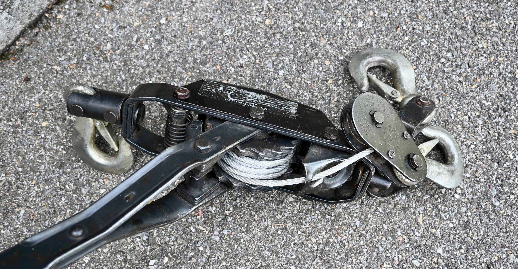 Altro per stoccaggio & trasporto: kompakter Handseilzug / Seilzug-Ratschenzug MINI HAND PULLER – Usato da Pfaffhausen venduto da mono_rec 7