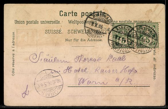Cartes postales: Litho Rorschach, Hafen, Villa Seefeld, O – D'occasion à Berlin par bartko-reher 1