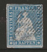 1854 : Strubel Nr. 23A - vollrandig