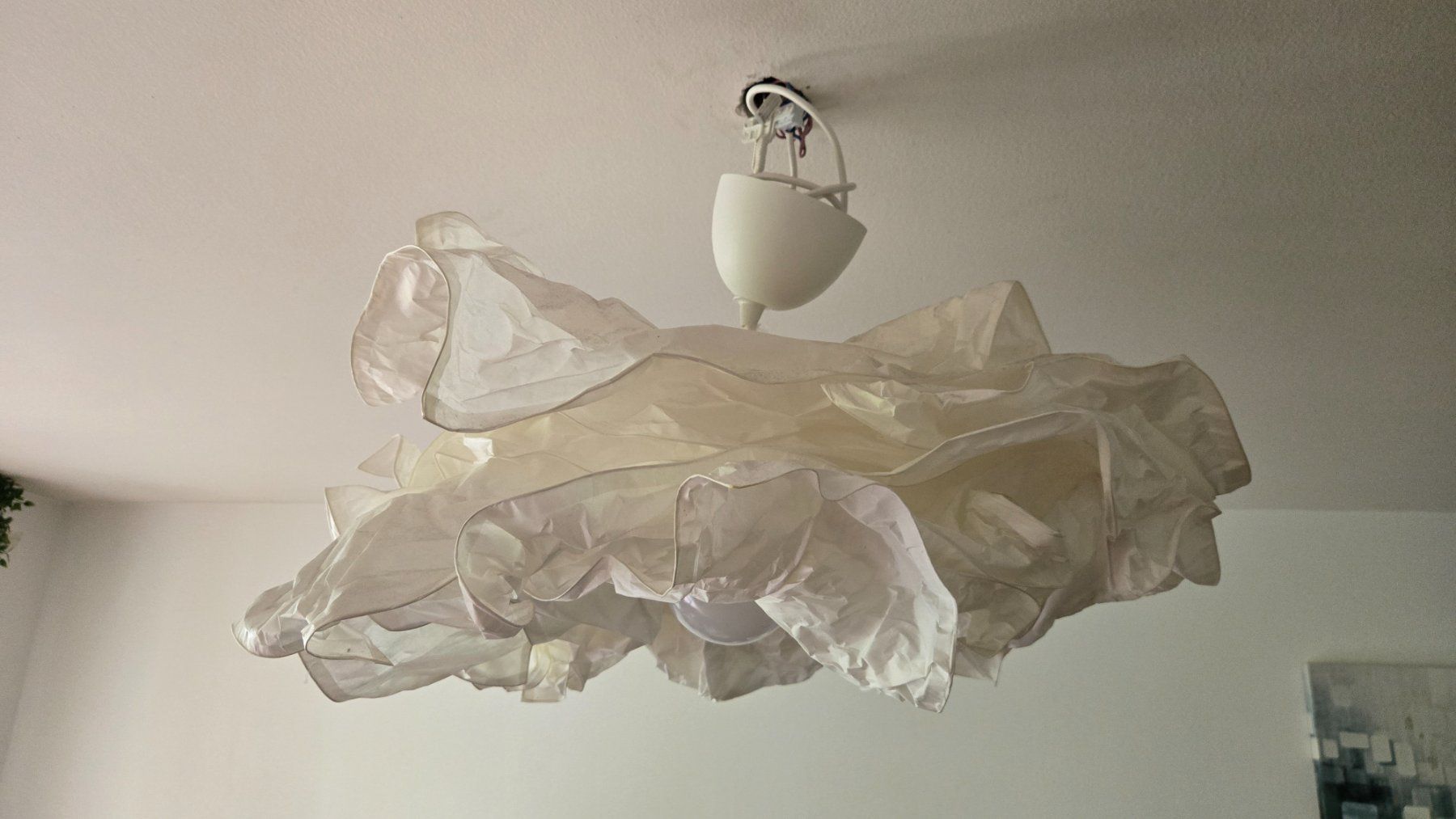 Ikea Lampade: KRUSNING Pendant lamp shade with cord set – Usato da Bern venduto da jel_cc8z 2