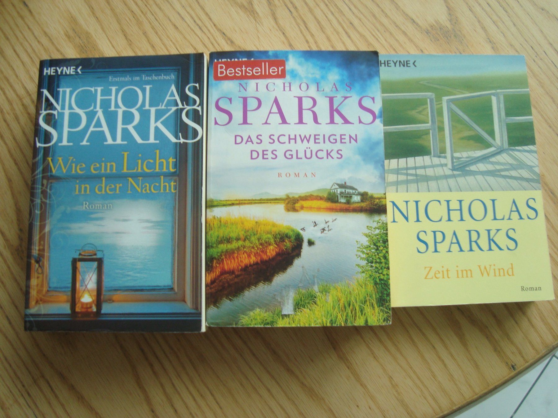 Libri: Nicholas Sparks (3 Bücher) – Usato da Aesch LU venduto da wysshan