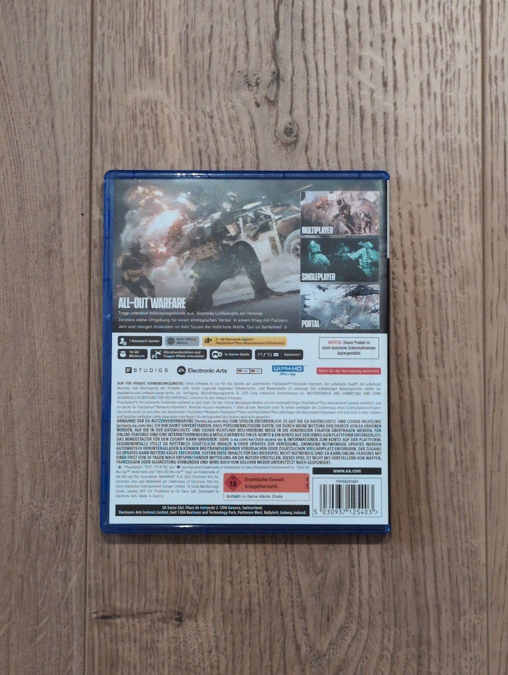 Spiele: Battlefield 6 PS5 Spiel – Gebraucht aus Schwanden GL von Helvetic_Warrior 1