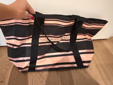 Victoria's Secret Tasche gestreift schwarz pink, guter Zusta