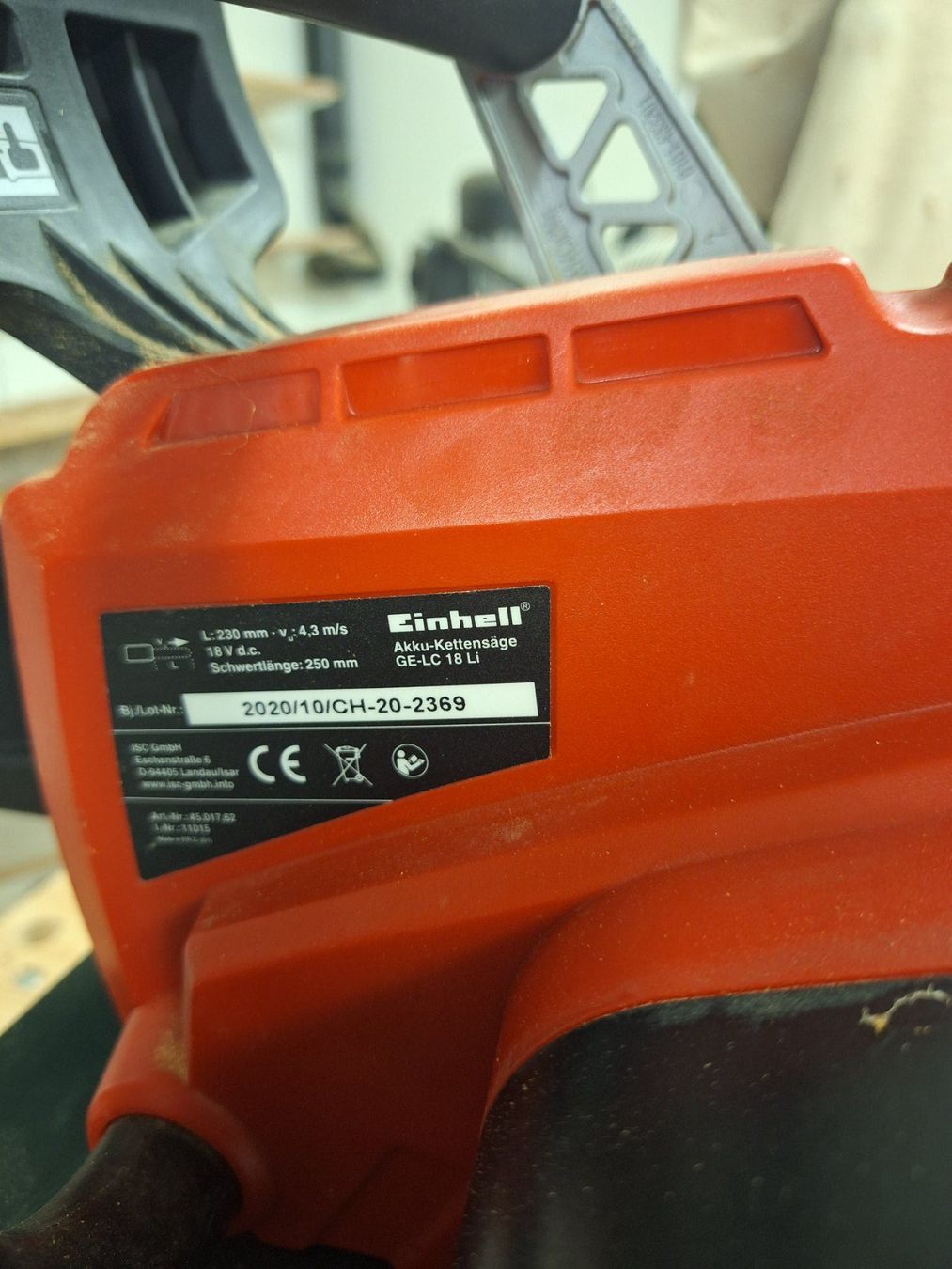 Einhell Scies: Akku Kettensäge – D'occasion à Tann par Katerdik 1
