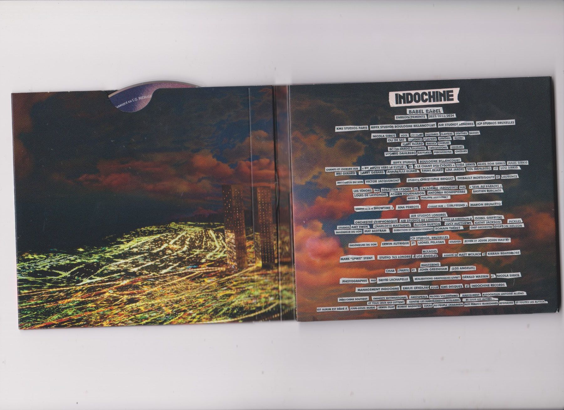 CD: Indochine Babel Babel  2 CD – Usato da Bex venduto da Canouille 2