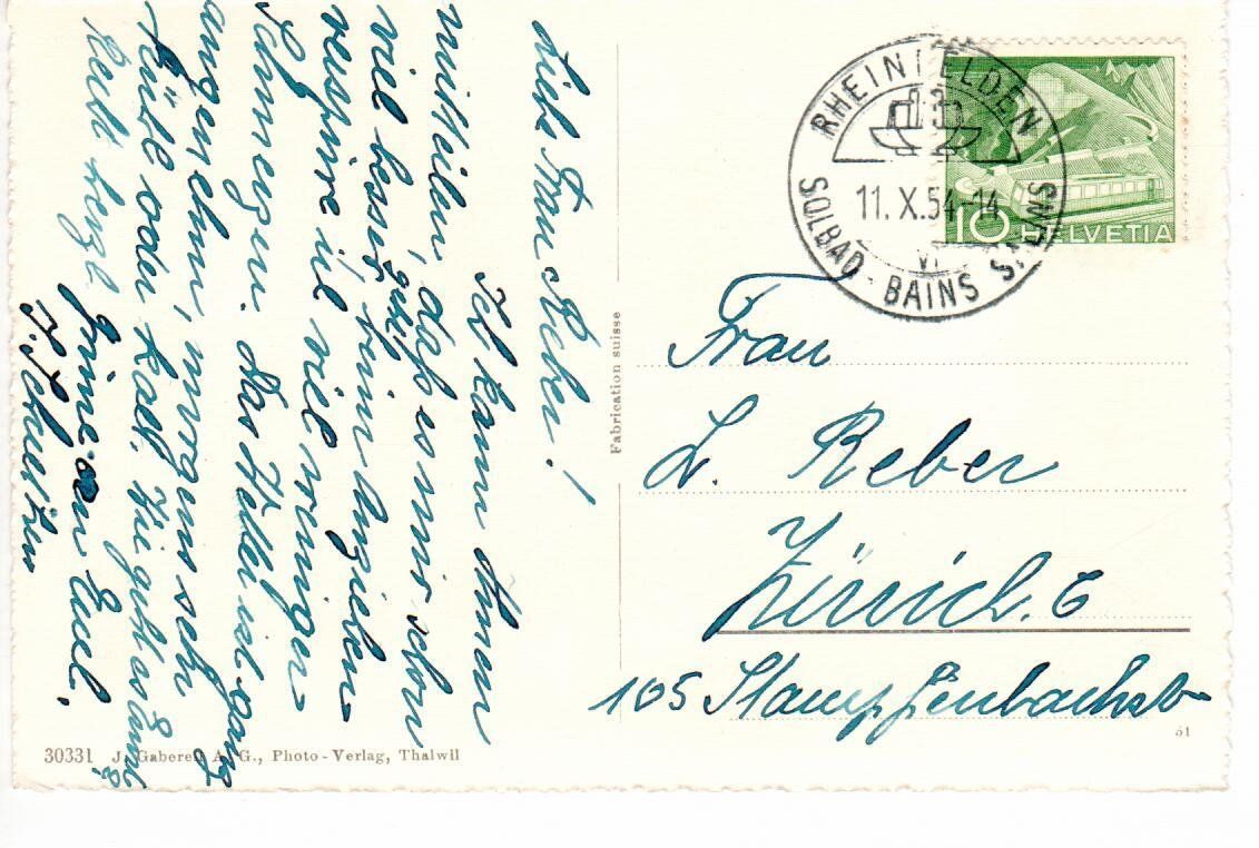 Cartes postales: Rheinfelden – D'occasion à Wolhusen par Curver9 1