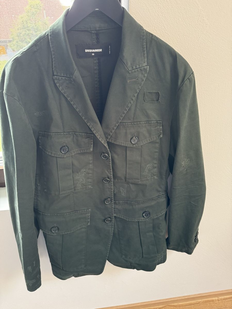 Dsquared2 Giacche: DSQUARED2, Field Jacke, Olive, L – Usato da Meggen venduto da Pilatus051 4