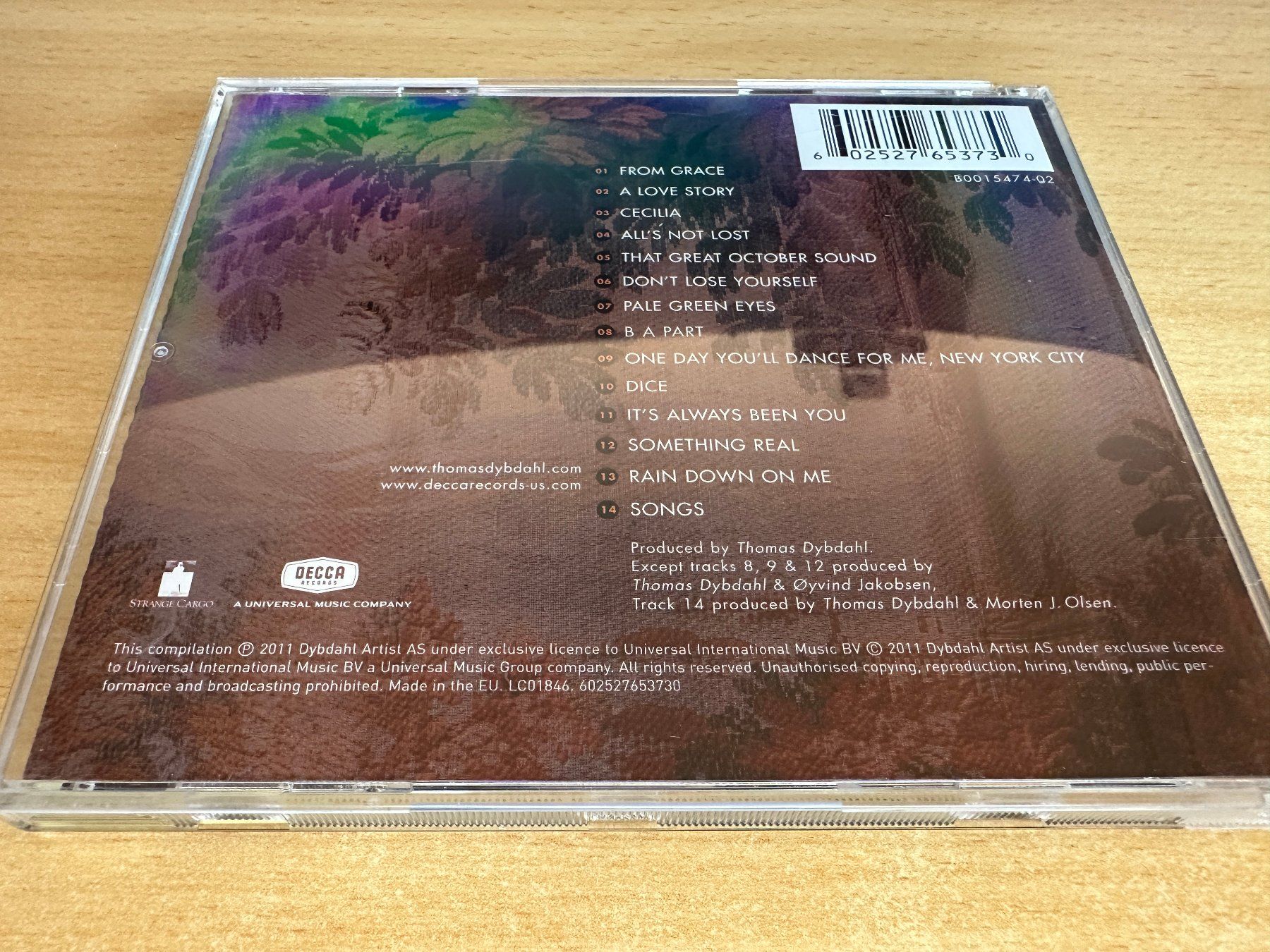 CDs: Thomas Dybdahl – Songs – Gebraucht aus Rikon im Tösstal von Alpenmutz 1