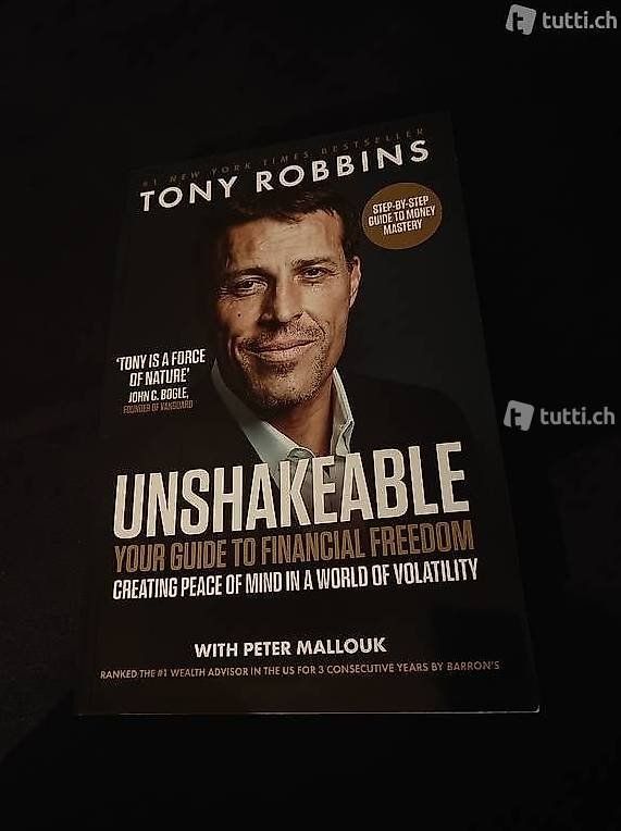 Libri: Unshakeable - Tony Robbinson - NEW EN – Usato da Zürich venduto da Mark_Hi-Tech