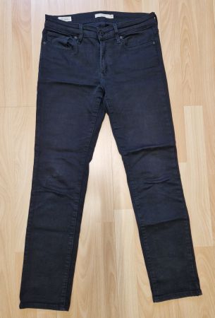 Levi's Premium 712 Slim Schwarze Jeans - Gr. 28