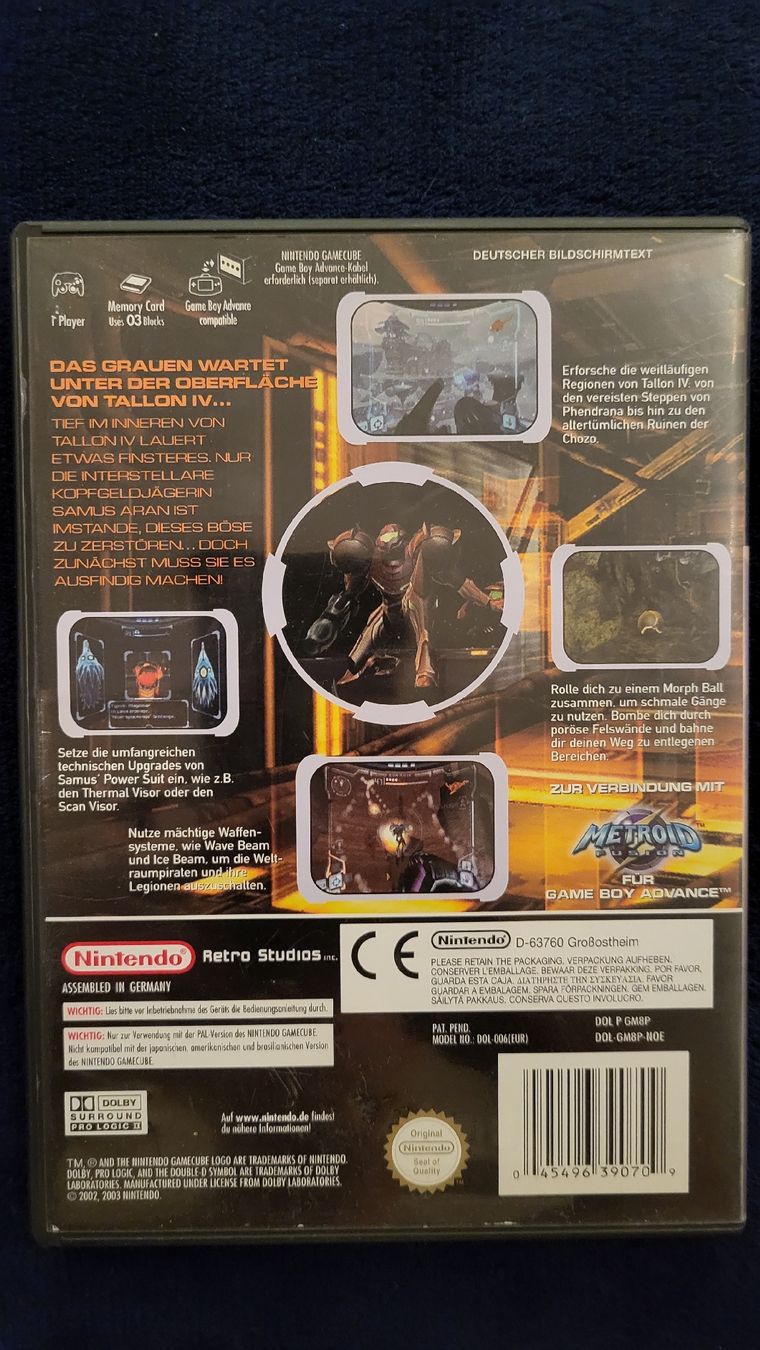 Nintendo Giochi: Metroid Prime / Nintendo Gamecube Spiel Kompl. – Nuovo (secondo la descrizione) da Biel/Bienne venduto da Retrohr 3