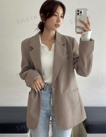 Blazer in khaki, Gr. S